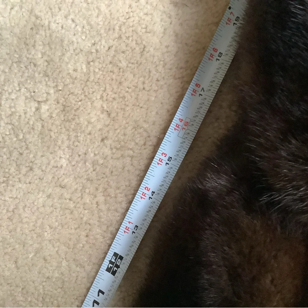 Vintage Genuine fur ( mink? ) jacket .  Small? - Picture 5 of 12